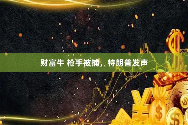 财富牛 枪手被捕，特朗普发声